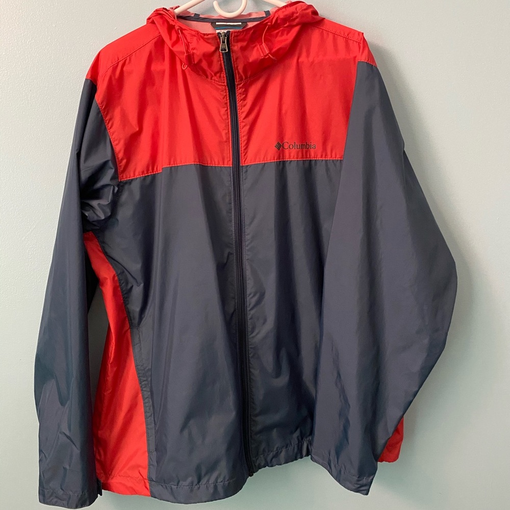Columbia wind/rain jackets men’s large